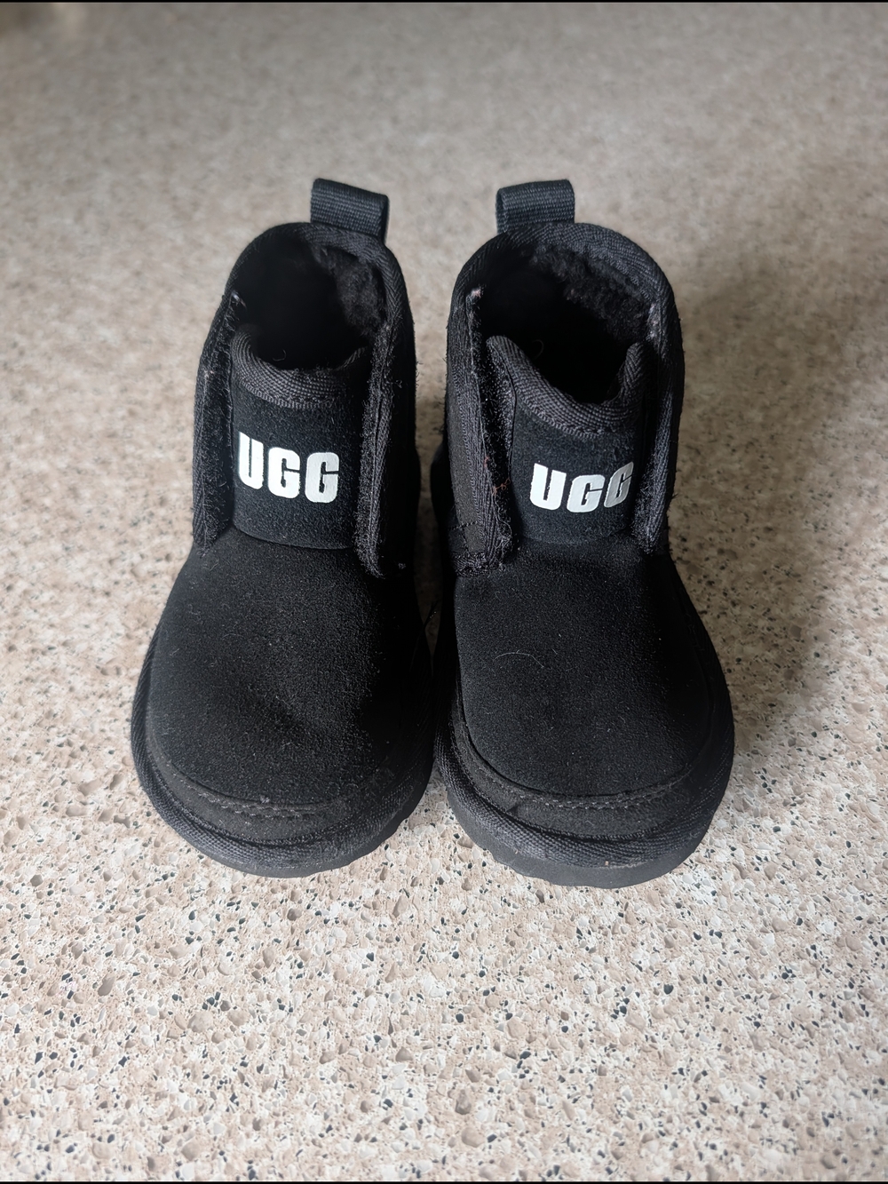 UGG Kids Black Classic Boot - Cozy Slip-On Shoes